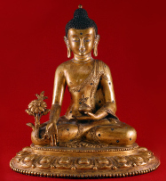 Medicine Buddha golden statue