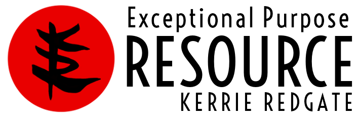 Exceptional Purpose Resource (newsletter/blog) logomark | Kerrie Redgate